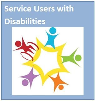 service users with disabilities